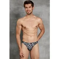 DOREANSE String Herren G-String Modal Tanga mit Tiger-Print 1812 (1-St)