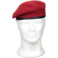 MFH Baskenmütze MFH Commando Barett schwarz - militärisches Zubehör. (Französisches Commando Barett) Französisches Commando Barett, Deutsche Trageausführung