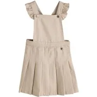 Clarks Plisseekleid Clarks Latzkleid mit gerüschten Schultern (1-tlg)