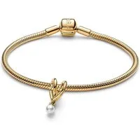 Pandora Charm-Armband Starter-Set DamenGoldfarben Gewickeltes Herz