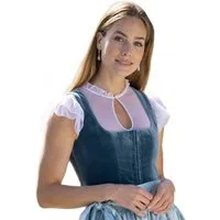 Nina Von C. Dirndlbluse Dirndl-Bluse Flügelärmel Lilly (Stück, 1-tlg) moderne, transparente Bluse, romantischer Rüschenkragen