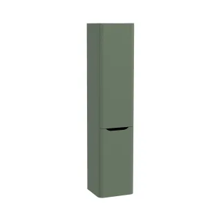 VitrA New Integra Round Hochschrank mit Wäschekorb 40 x 37 x 180 cm (BxTxH) Türanschlag Matt,80014 80014