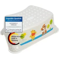 KiNDERWELT Tritthocker Premium Tritthocker Disney Winnie Puuh perlweiß