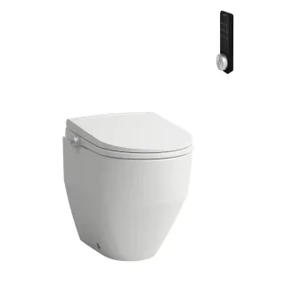 LAUFEN CLEANET PRO LITE Spülrandloses Stand-WC m. Dusch-WC Aufsatz, weiß, H617890000S002 H617890000S002