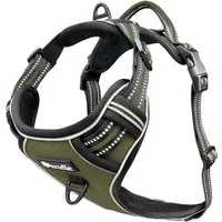 Bluzelle Hunde-Sicherheitsgeschirr Hundegeschirr mit Tasche / kleine Hunde S / Anti-Zug Reflektierend, Polyester, Nylon, EVA Schaumstoff, Zugstopp Hundeweste Brustgeschirr mit Griff / Atmungsaktiv, Gepolstert