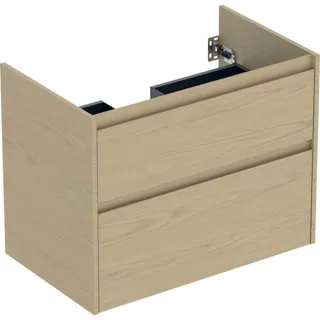 Geberit Ersatzteile Unterschrank für Möbelwaschtisch, 2 Schubladen B:80cm, Eiche natur, 246352PS1 246352PS1