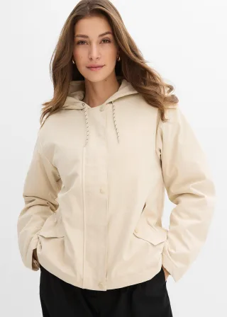 bonprix Wasserabweisende Funktions-Jacke leicht wattiert, beige, Gr.50, leicht wattierte Funktions-Jacke