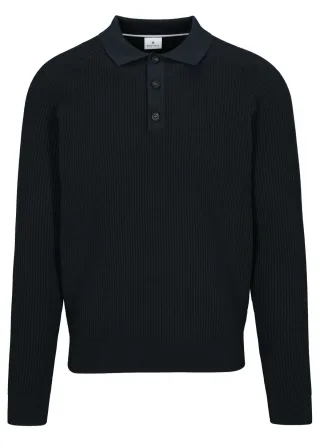 BASEFIELD - Polo Pullover night blue - Gr. - L