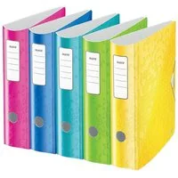 LEITZ Aktenordner 180° Active WOW, 5er-Set, A4, Rücken breit