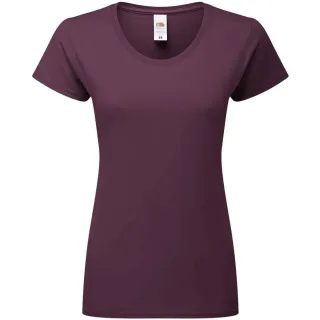 Fruit of the Loom - "Iconic" T-Shirt für Herren (Dunkles Pflaumenblau)