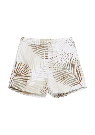 s.Oliver - Badehose beige/weiß - Gr. - XL