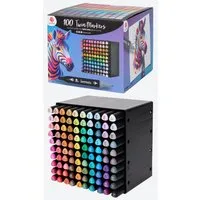 Spectrum Marker Decotime Twinmarker 100 Stück in Box, (100-tlg)