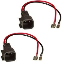 tomzz Audio Lautsprecheradapter (2er Set) auf DIN passt für Ford Focus KA Mondeo T Auto-Lautsprecher