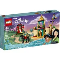LEGO® LEGO® Disney 43208 Jasmins und Mulans Abenteuer Konstruktionsspielsteine, (176 St)