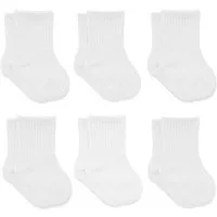 bistyle Socken für Babys Neugeborene Babysocken Jungen Mädchen Kurzsocken (Set, 6-Paar, 6er-Pack) gerippt Bio-Baumwolle GOTS zertifiziert 0-6 Monate bis 2-3 Jahre