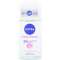 Nivea Deo-Roller NIVEA Fresh Flower Deo Roll On 50ml mit blumigem Duft 48h Schutz