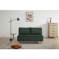 Home affaire Schlafsofa AINSLEY 140 cm -2-Sitzer, verstellbare Rückenlehne, wandelbar zum Gästebett, Relaxsofa, Webstoff u. Cord-Bezug
