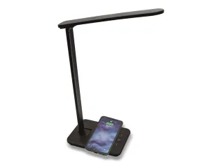 DENVER LED-Schreibtischleuchte LQI-105, Wireless Lader, schwarz