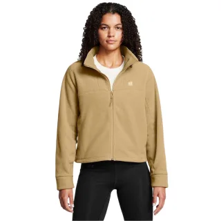 Under Armour - "Expanse" Hoodie mit durchgehendem Reißverschluss für Damen, Hoher Kragen, Fleece (Braun)