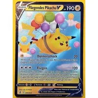 The Pokémon Company International Sammelkarte Pokemon Karte 25th Jubiläum ULTRA RARE FULLART - Fliegendes Pikachu V