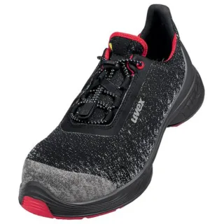 uvex 1 G2 Sicherheitsschuh Halbschuhe S1, schwarz/rot schwarz/rot 52 - 6852852