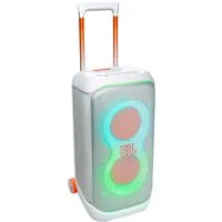 JBL PartyBox Stage 320 Party-Lautsprecher Stereo (Bluetooth, 240 W, 18h Akkulaufzeit, dynamische Lichtshow, Teleskopgriff, Auracast)