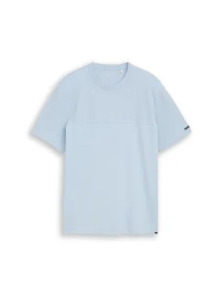 Tom Tailor - T-Shirt aus Baumwolle light blue grey - Gr. - XXL