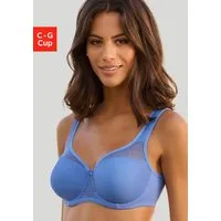 Nuance by Lascana Minimizer-BH mit Bügel und transparenten Netzeinsätzen – ideal für große Größen