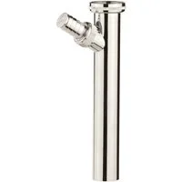 Kirchhoff Siphon Tauchrohr mit Geräteanschluss, Chrom