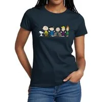 Spreadshirt T-Shirt Peanuts Snoopy Und Seine Freunde Frauen T-Shirt (1-tlg)