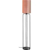 FISCHER & HONSEL Stehlampe, Leuchtmittel nicht inklusive, Stehlampe Stehleuchte Flurlampe Textil rose 1 flammig H 114 cm