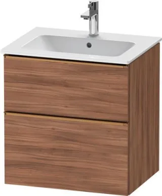 Duravit D-Neo Waschtischunterbau wandhängend Nussbaum Matt 610x462x625 mm - DE4361004790000 DE4361004790000