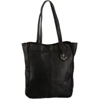 HARBOUR 2nd Shopper Elbe 1, Damen Schultertasche, Umhängetasche mit Schmuckanhänger