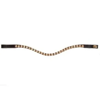 Hans Melzer Horse Equipment Stirnriemen Stockholm braun VB/ COB (Vollblut)