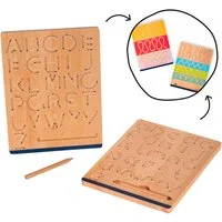 Small Foot Tafel Schreiblerntafel-Set - Educate, aus Holz, FSC® - schützt Wald