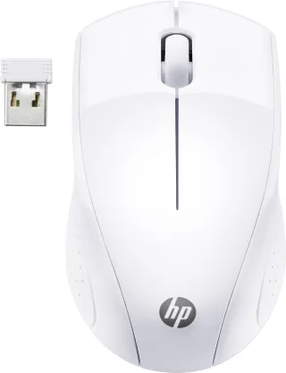 HP Wireless-Maus 220 (Snow White) | 7kx12aa#abb | Beidhändig - Optisch