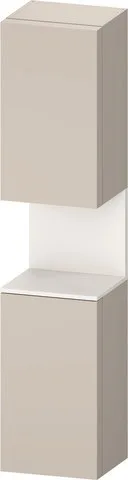 Duravit Qatego Hochschrank Taupe Matt 400x360x1760 mm - QA1346L84910010 QA1346L84910010
