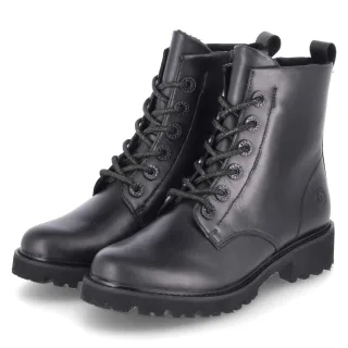 Remonte Schnürboots - Gr. 37 - Schwarz - Glattleder