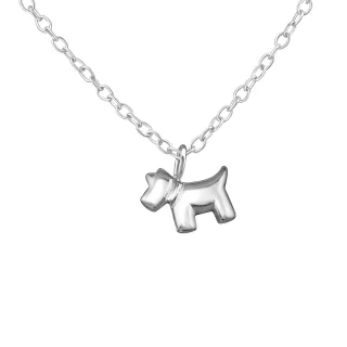 Hunde Halskette aus 925 Silber