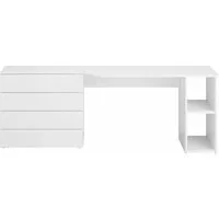 borchardt Möbel Schreibtisch Vaasa, Breite 196 cm, Push to Open-Funktion