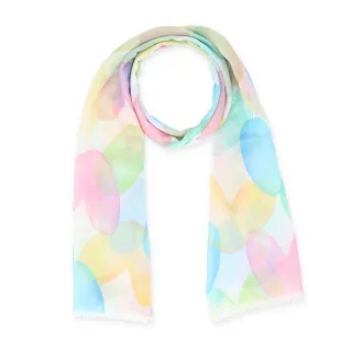 Halsüberkopf Accessoires - 70x180 Schal Pastell Hearts multi - Gr. - OS