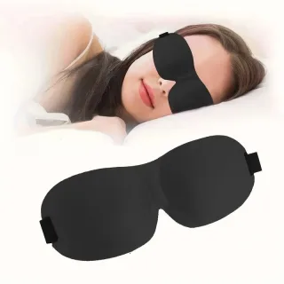 KALOAD 3D Stereoscopic Sleep Eye Sleep Magic Memory Sponge Black Shading Breathable Quik Sleep for Outdoor Travel