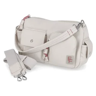 Fräulein Frida Schultertasche - Gr.  - Weiß - Synthetik