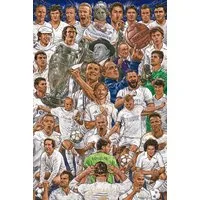 Poster Fußball - Real Madrid Legenden - Poster 61x91,5 cm