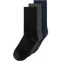 MELA Socken Basic Socken 3 Paare Das Elasthan "Roica" ist abbaubar, ohne Schadstoffe abzugeben