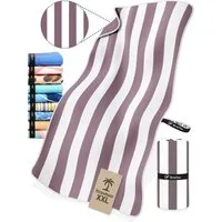 NirvanaShape Strandtuch Reise Handtuch Strandtuch XXL - Strandhandtuch, Mikrofaser Badetuch