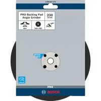 PRO Backing Pad, Stützteller für Fiberschleifscheiben 230mm, M14, Schleifteller weich, für Winkelschleifer mit Spannmutter