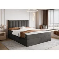 Lookway Boxspringbett AURELIA mit Bettkästen und Topper, mit Bettkasten und Topper