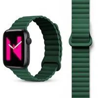 Nalia Smartwatch-Armband Apple Watch 49mm/46/45/44/42(Serie 1-3), Magnetisches Silikon Ersatzband / für Sport Fitness Uhr / Atmungsaktiv