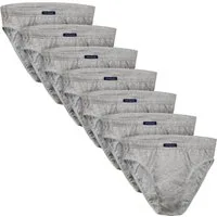 BRUBAKER Slip Herren Unterhose aus Baumwolle (Spar-Pack, 7-St., 7er-Pack) Großpackung Männer Unterwäsche, sehr bequeme Passform